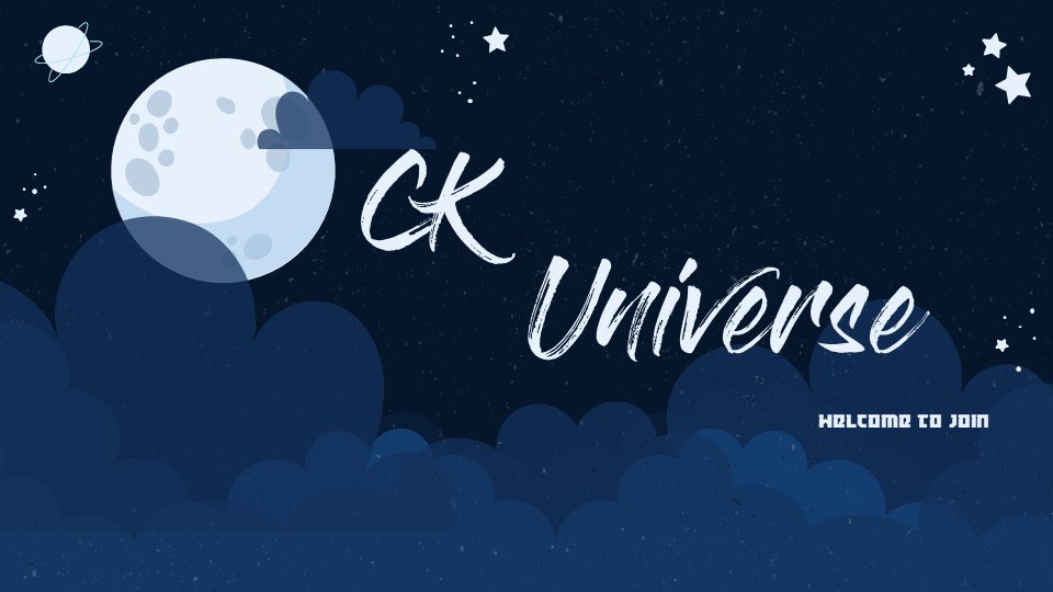 Discovery splash banner for 𝐶𝐾 𝑈𝑛𝑖𝑣𝑒𝑟𝑠𝑒 Discord server