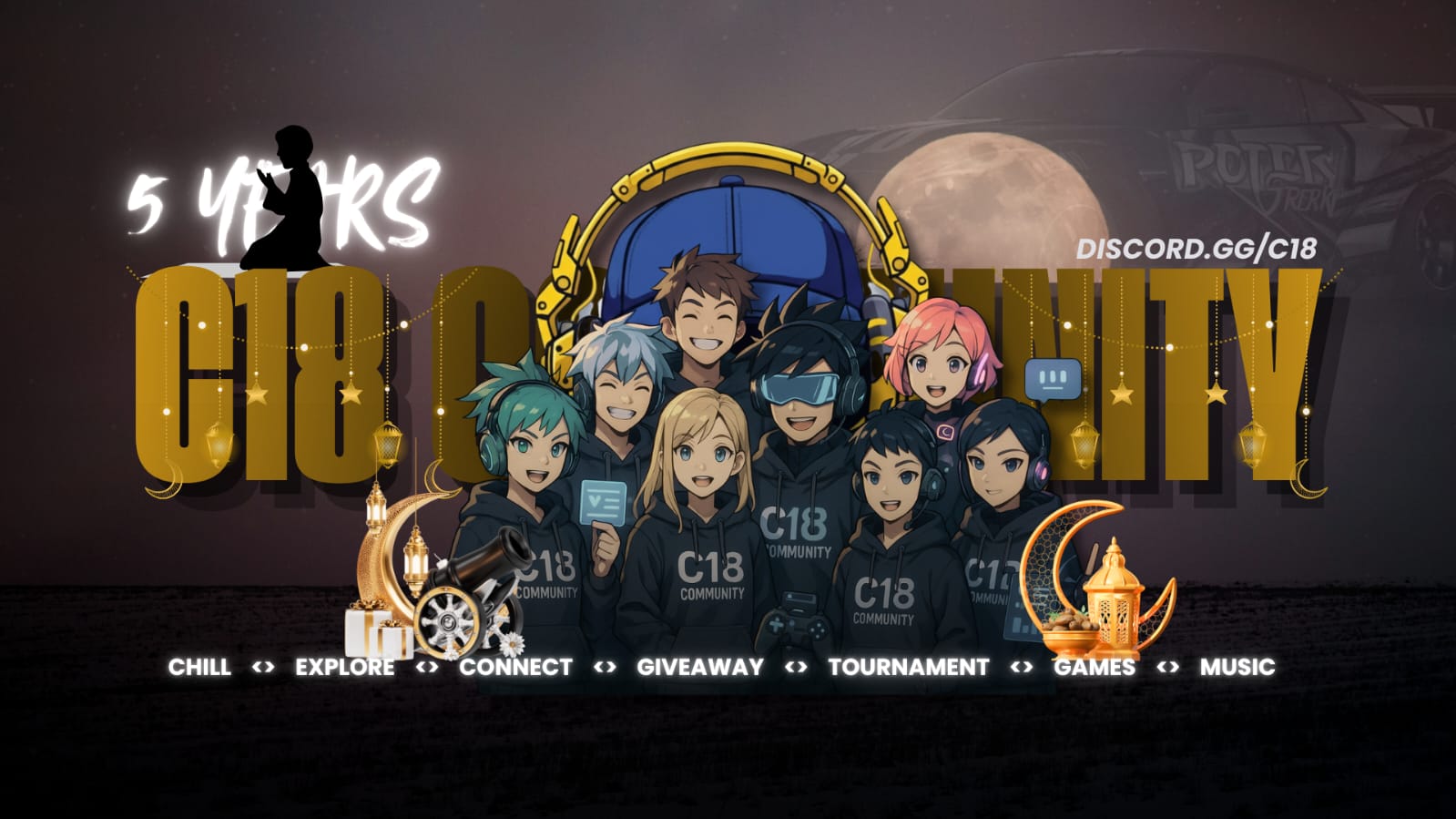 Discovery splash banner for ๐Cโโ เฒ Community๐๐ Discord server