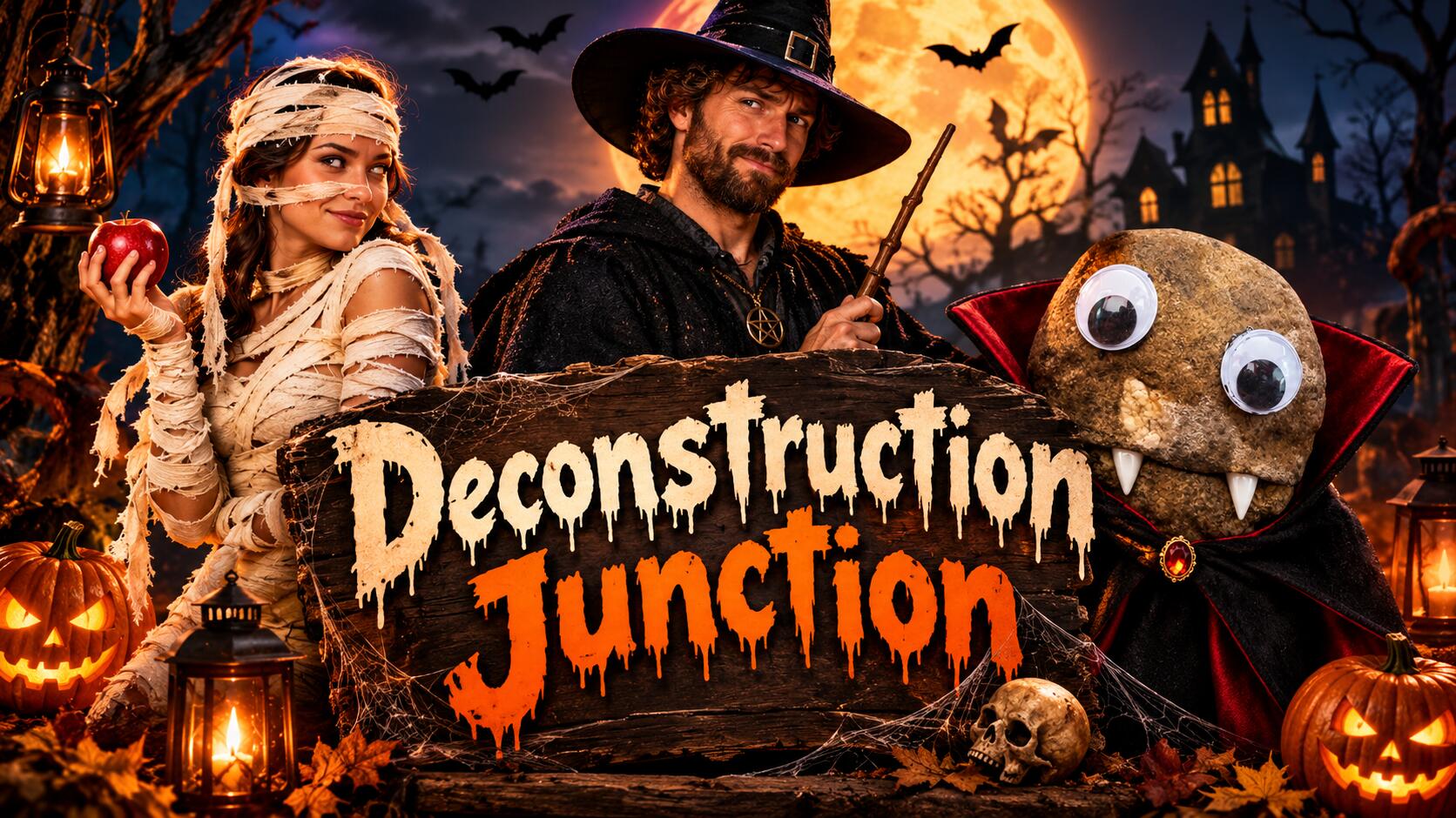 Discovery splash banner for Deconstruction Junction Discord server
