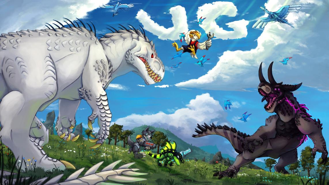 Discovery splash banner for Unhatched Games Discord server