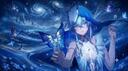 Discovery splash banner for angel 🩵 social ୨୧ friends . active . fun . chill . cute . sfw . anime Discord server