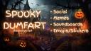 Discovery splash banner for 🎃 spooky dumfart 🎃 Discord server
