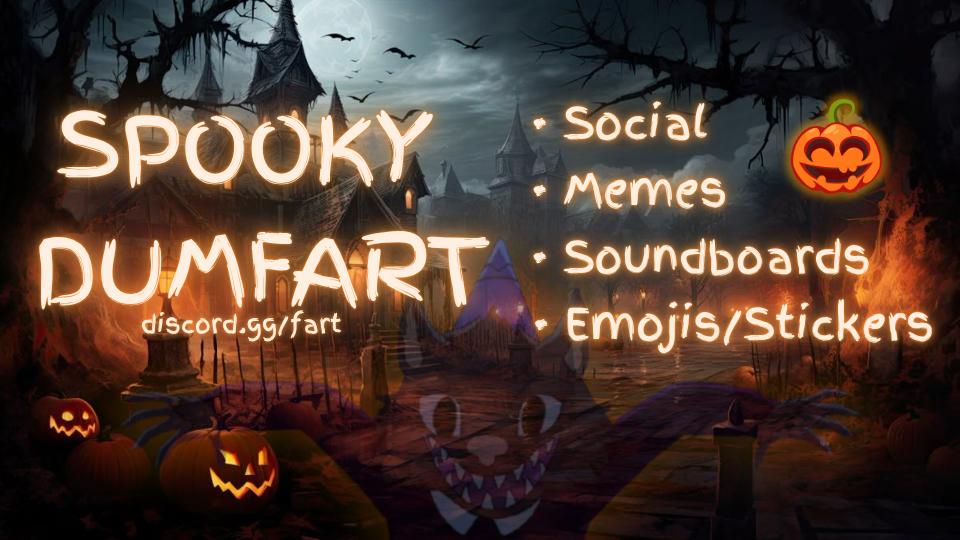 Discovery splash banner for π spooky dumfart π Discord server