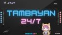 Discovery splash banner for Tambayan 24/7 Socialize | Games | Emojis | Filipino | Giveaways | Events | Karaoke Discord server