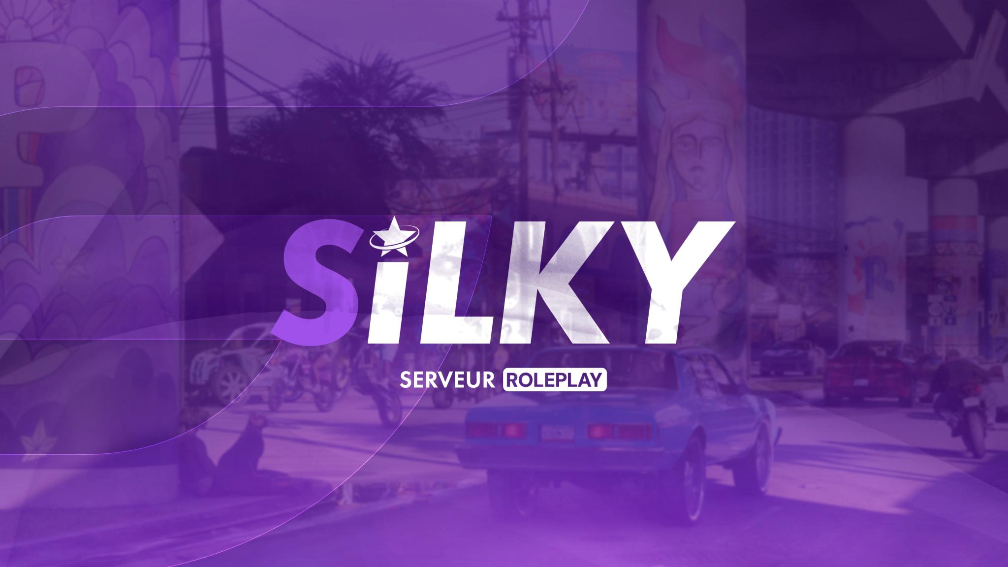 Discovery splash banner for Silky RP - GTA RP - Ouverture 01/05 Discord server