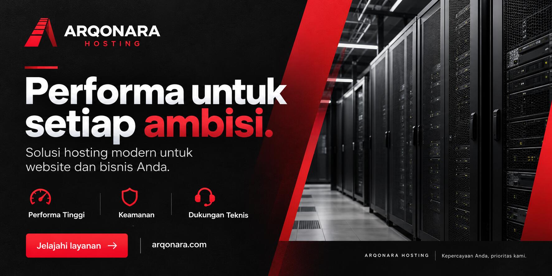 Discovery splash banner for arqonara.com | Indomitable Hosting Discord server