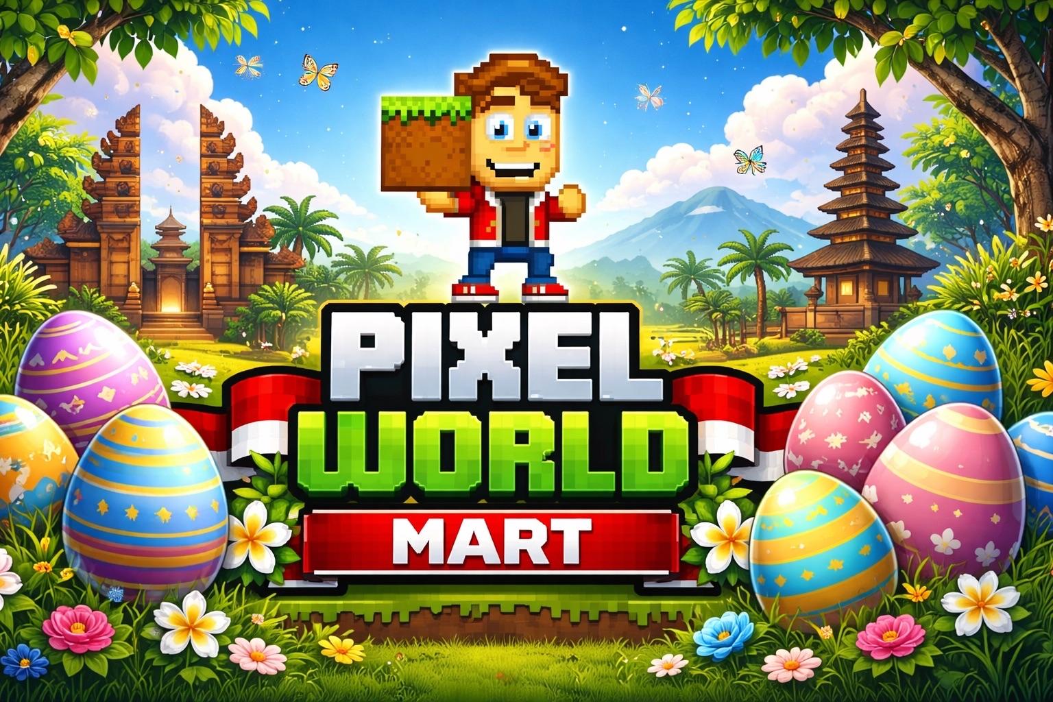 Discovery splash banner for Pixel World’s Mart Discord server