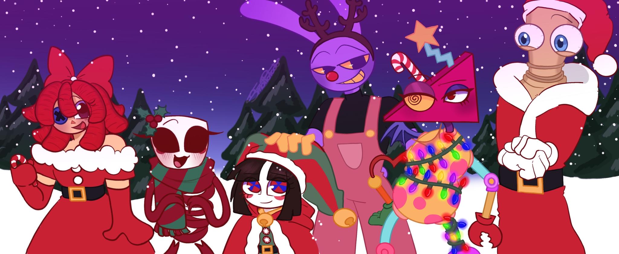 Discovery splash banner for ❄ The Amazing Digital Circus! ❄ Discord server