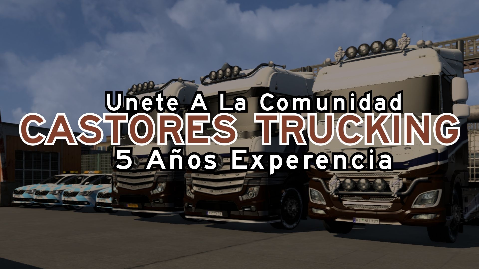 Discovery splash banner for Castores Trucking & Events Discord server