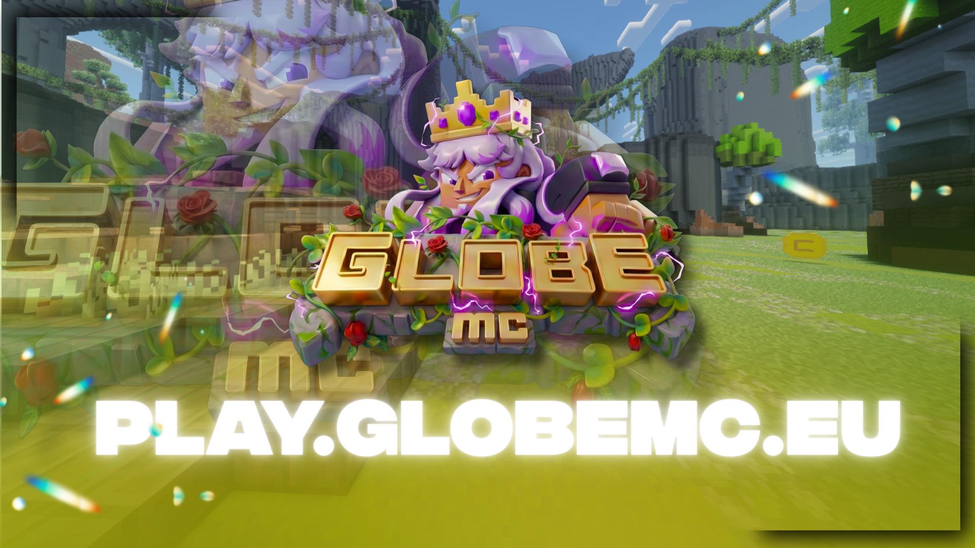 Discovery splash banner for GlobeMC Discord server
