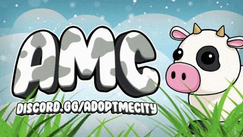 Discovery splash banner for Adopt Me City Discord server