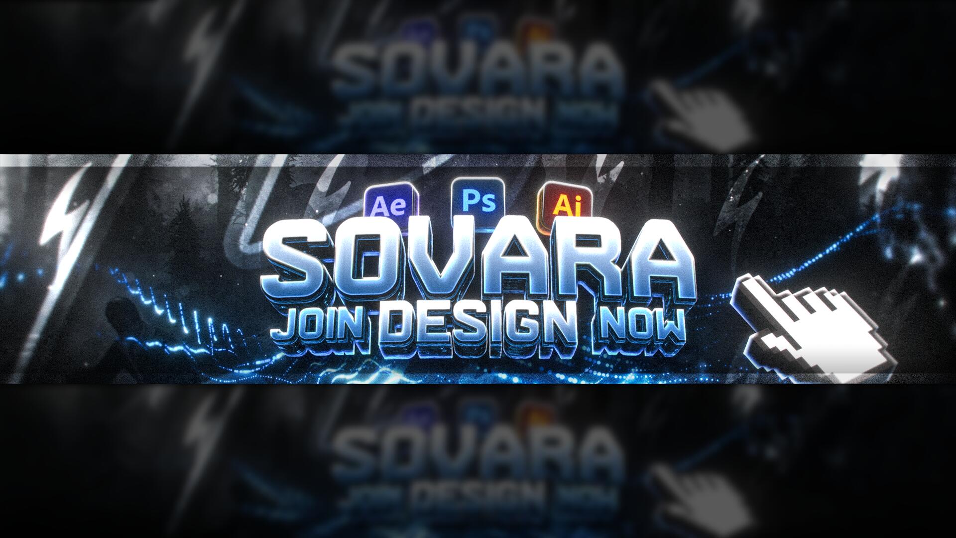 Discovery splash banner for Sovara Design • DE / US Discord server