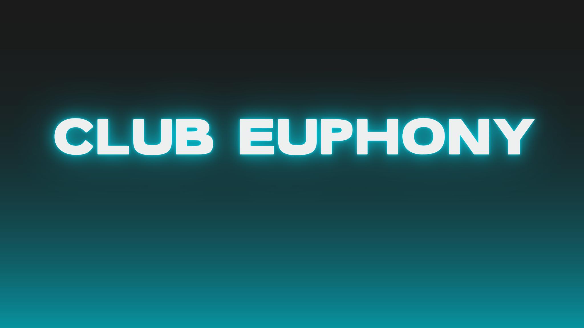 Discovery splash banner for Club Euphony Discord server