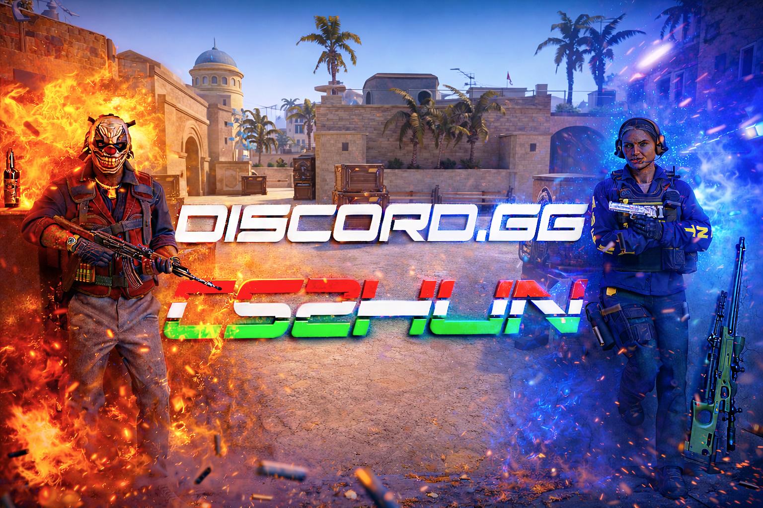 Discovery splash banner for Counter-Strike 2 Hungary Discord server
