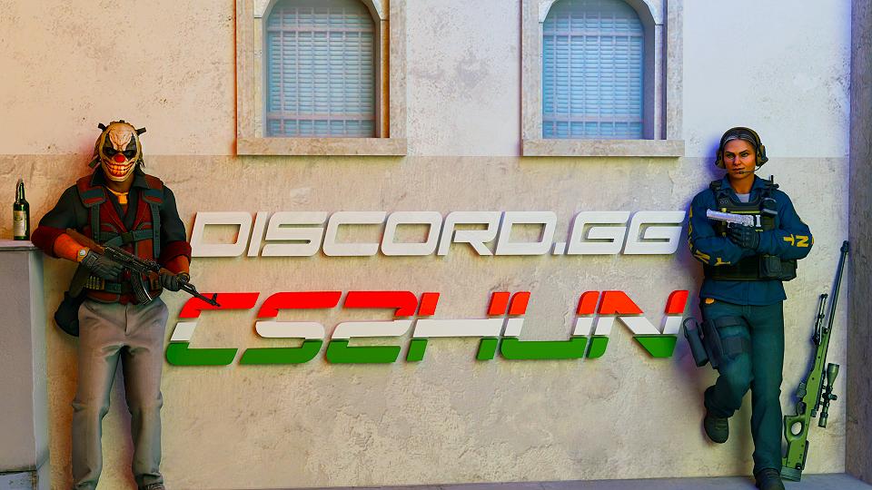 Discovery splash banner for Counter-Strike 2 Hungary Discord server