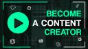 Discovery splash banner for Content Creators - YouTube, Instagram, TikTok, Rumble, Kick, Snapchat Discord server
