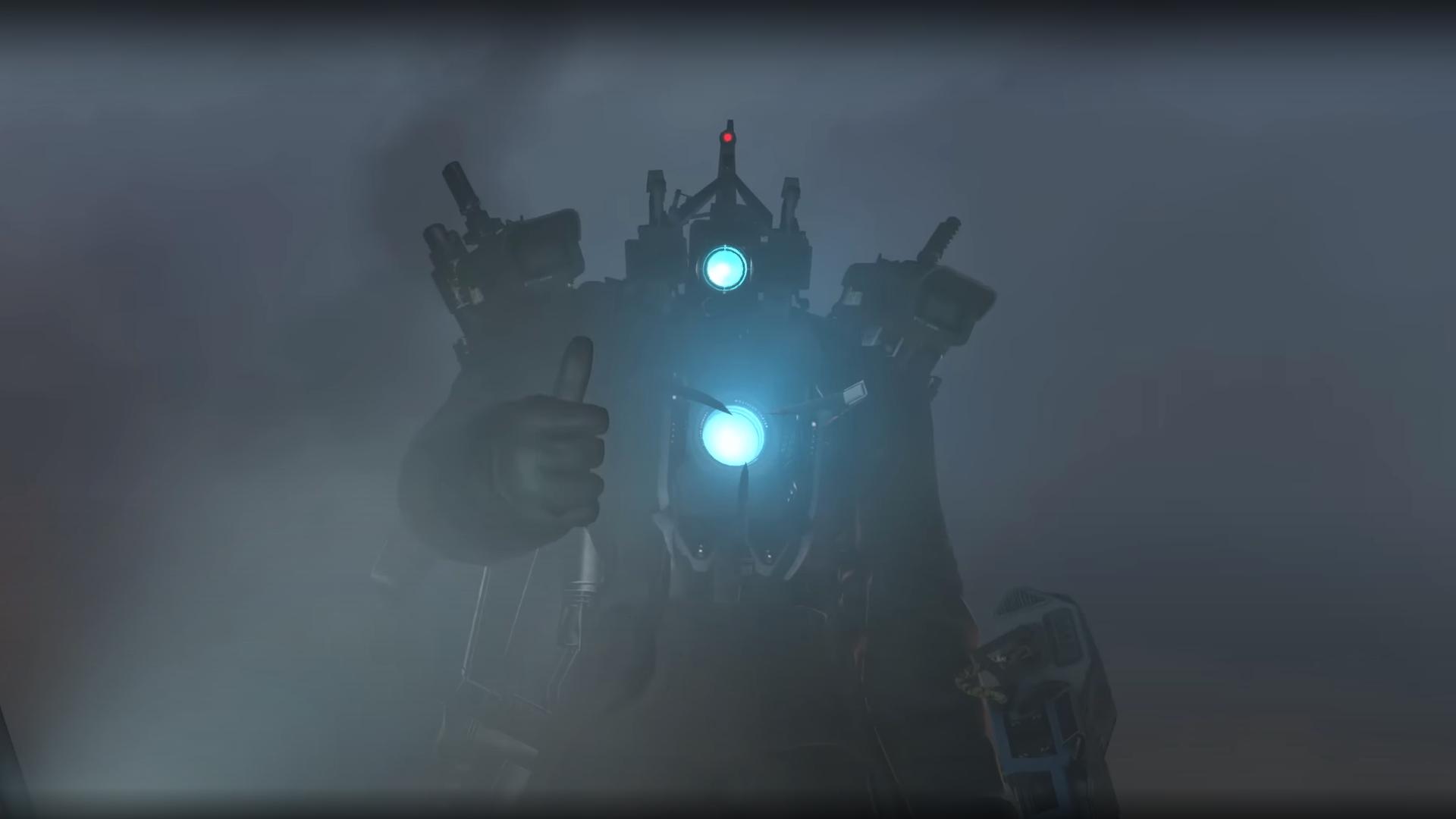 Discovery splash banner for Skibidi Toilet Wiki Discord server