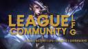 Discovery splash banner for League LFG Discord server