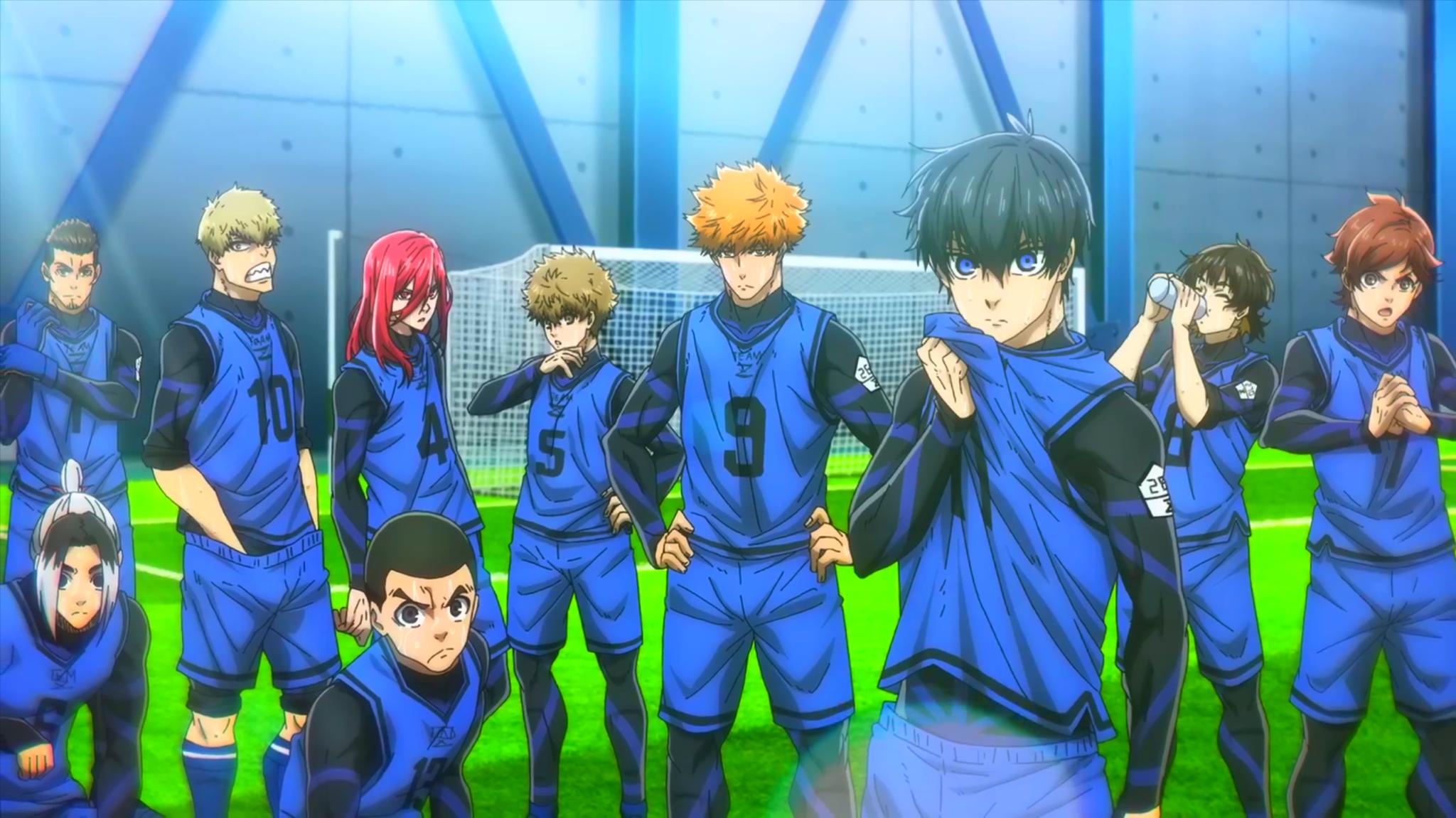 Discovery splash banner for Blue Lock Discord server