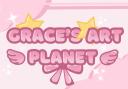 Discovery splash banner for ˚₊‧꒰ა Grace's art planet ໒꒱ ‧₊˚ ┊Artists and commissions ┊social ┊chatting and chill ┊ ✰⋆⁺ Discord server