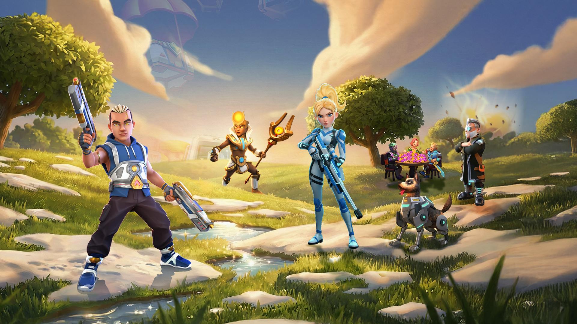 Discovery splash banner for Raid Rush Discord server