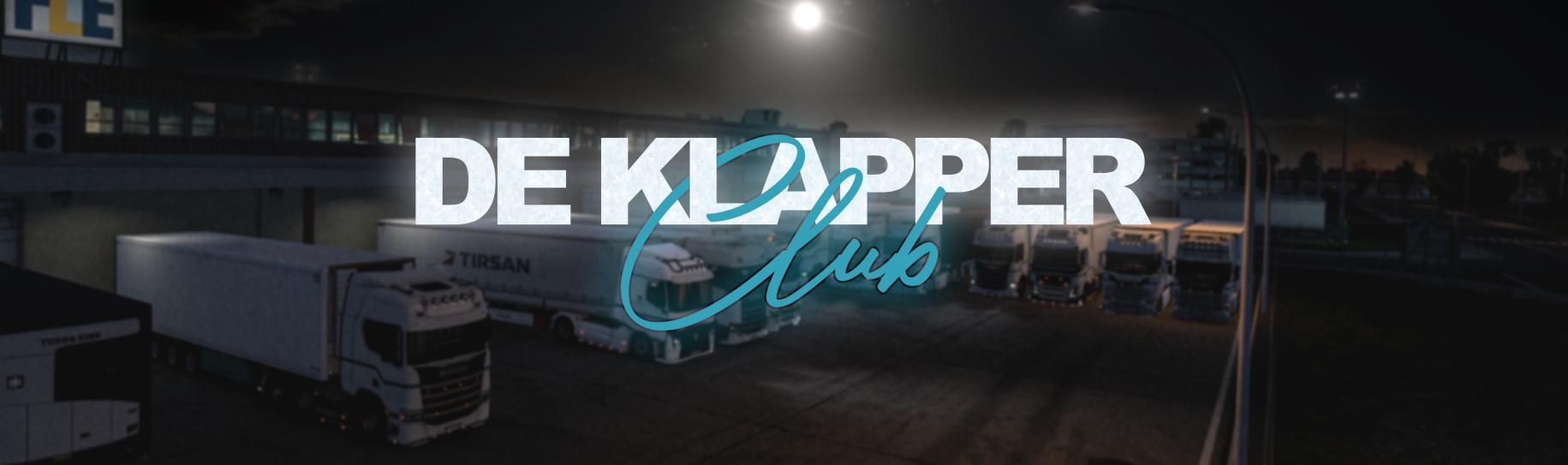 Discovery splash banner for de Klapper Club Discord server