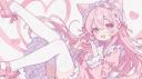 Discovery splash banner for ᓚᘏᗢ　meowy　∘　cute　◞　social Discord server