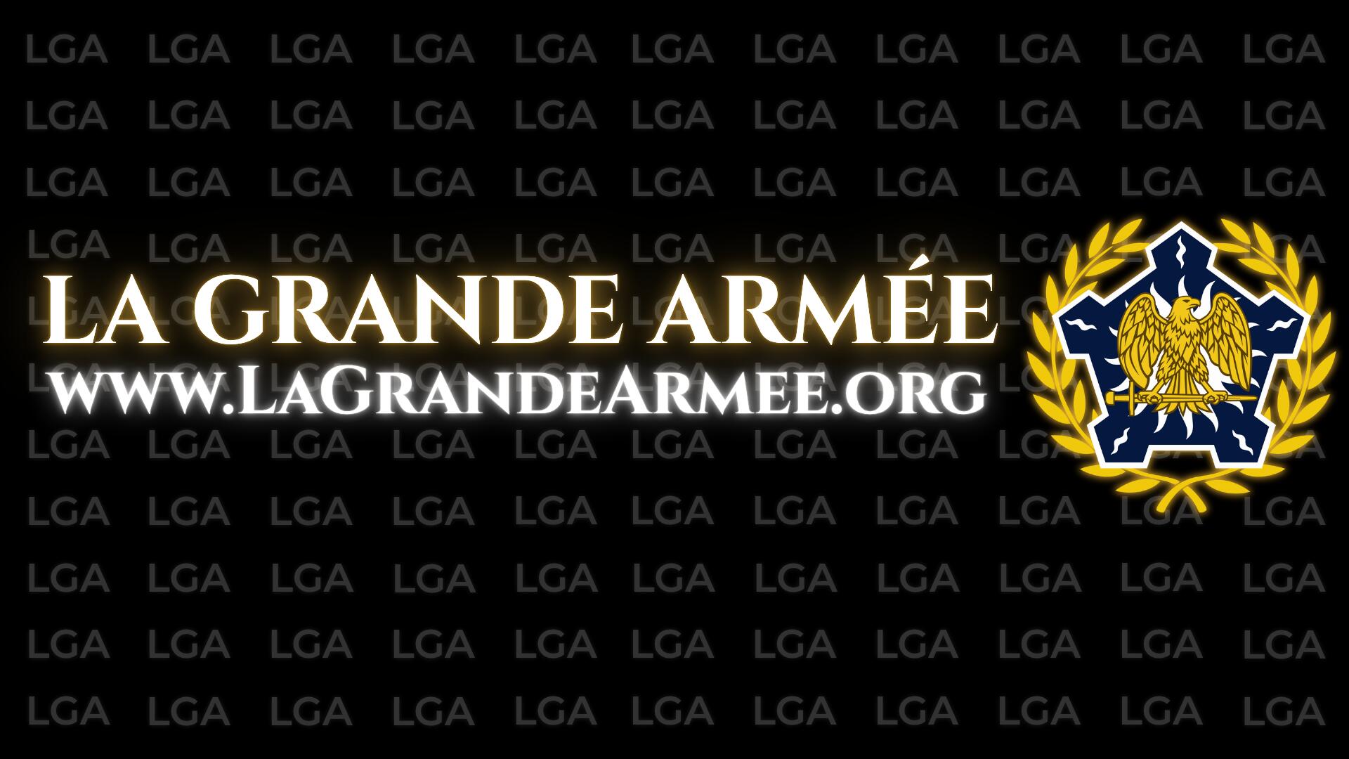 Discovery splash banner for La Grande Armée Discord server