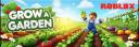 Discovery splash banner for Grow a Garden - ES Discord server