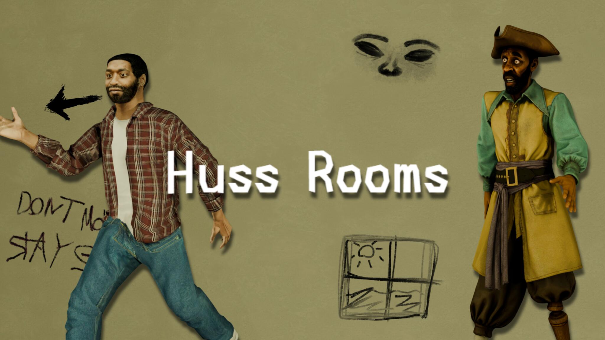 Discovery splash banner for Huss Rooms Discord server