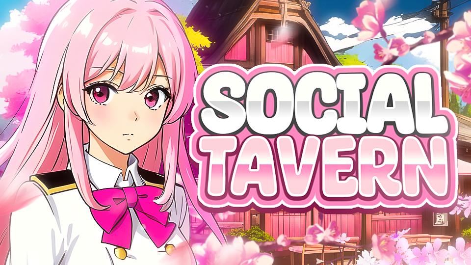 Discovery splash banner for ☕#・ω< Social Tavern ☆ Anime ☆ Roblox ☆ Gaming ☆ Discord server