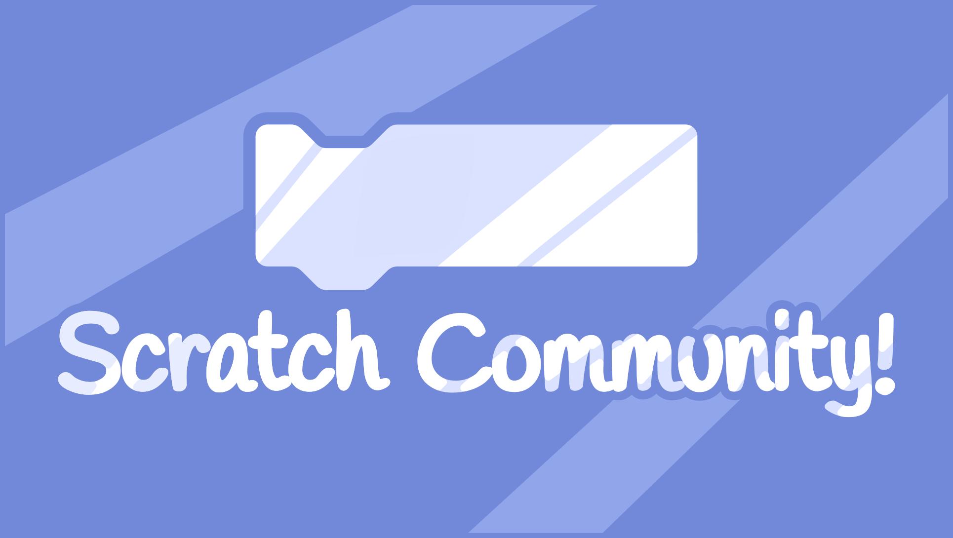 Discovery splash banner for 🍾 Scratch Community! (2026 🎉) Discord server
