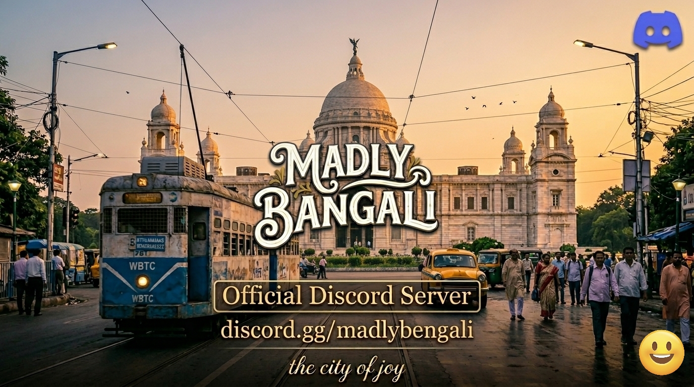 Discovery splash banner for Madly Bangali ® Discord server