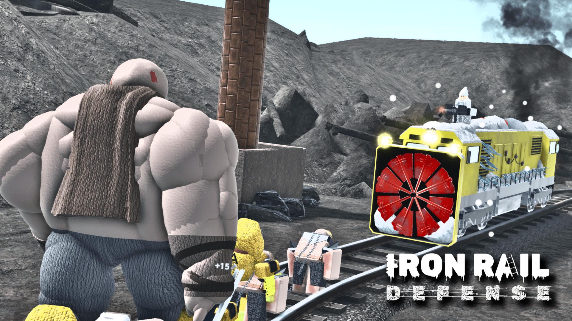 Discovery splash banner for Iron Rail Defense Discord server
