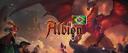 Discovery splash banner for Albion Online Brasil Discord server
