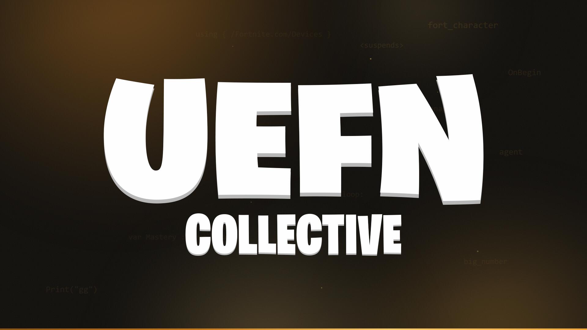 Discovery splash banner for UEFN Collective Discord server