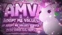 Discovery splash banner for Adopt Me Values Discord server