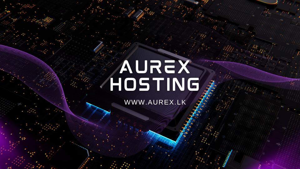 Discovery splash banner for Aurex Hosting™ Discord server