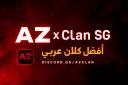 Discovery splash banner for AZ x Clan SG Discord server