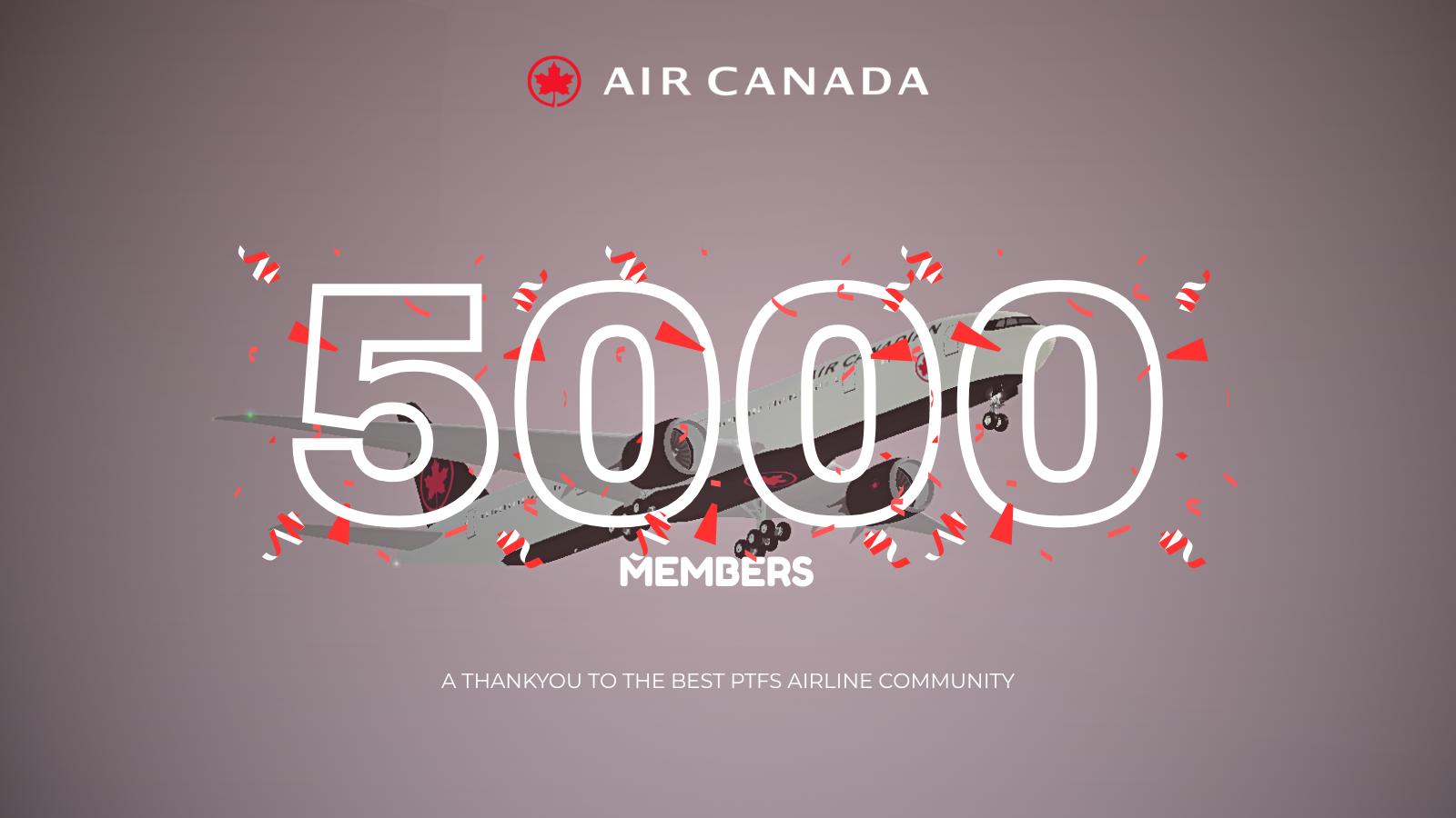 Discovery splash banner for Air Canada PTFS Discord server