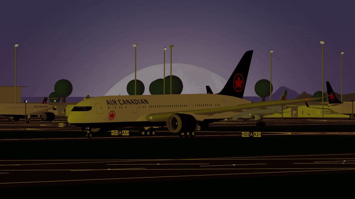Discovery splash banner for Air Canada | PTFS Discord server