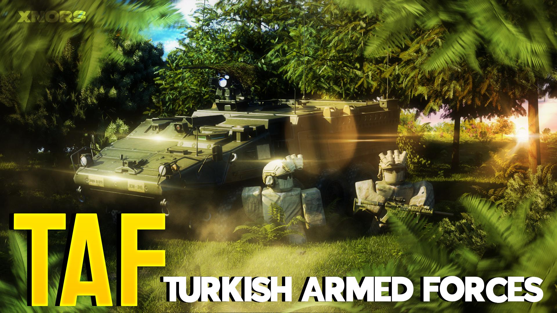 Discovery splash banner for | TAF | Turkish Armed Forces #YÜKSELİŞ Discord server
