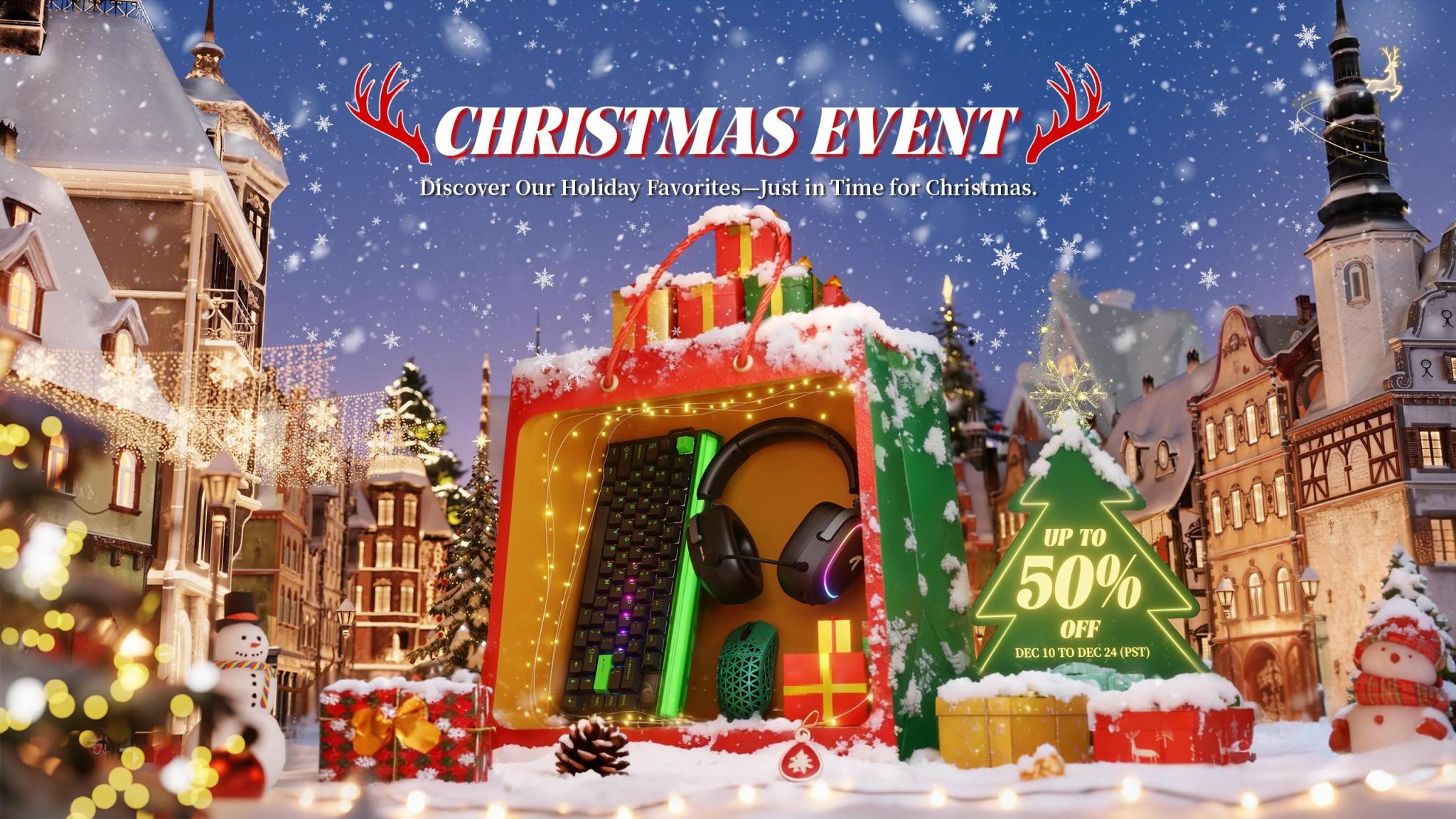 Discovery splash banner for ATTACK SHARK Discord server