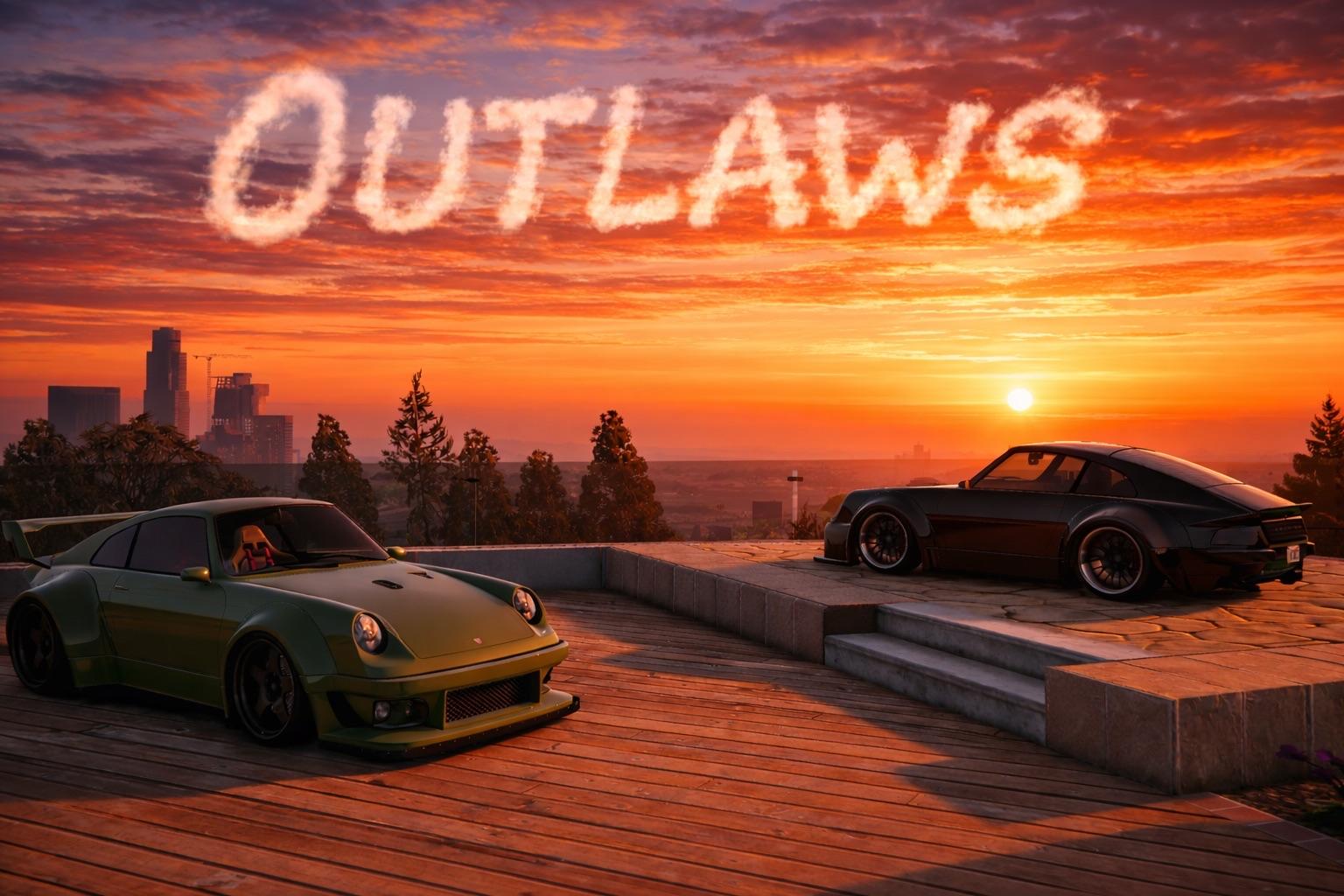 Discovery splash banner for Outlaws Discord server