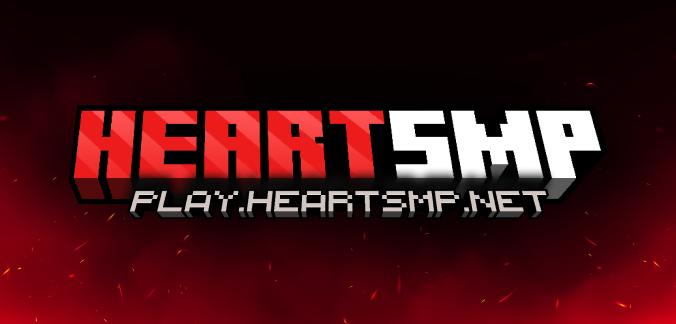 Discovery splash banner for HeartSMP Lifesteal Season 4 Discord server