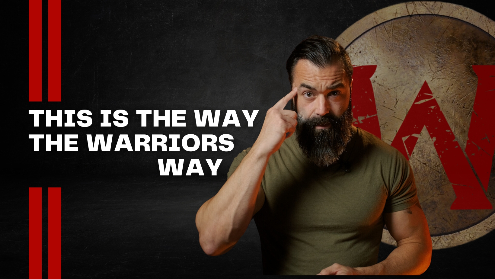 Discovery splash banner for The Warrior’s Way Mindset Men's Community Discord server