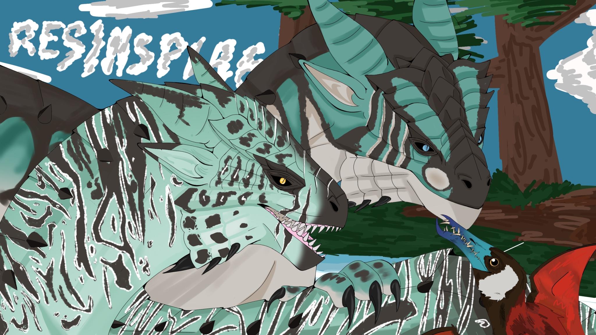 Discovery splash banner for RESINSPIRE Discord server