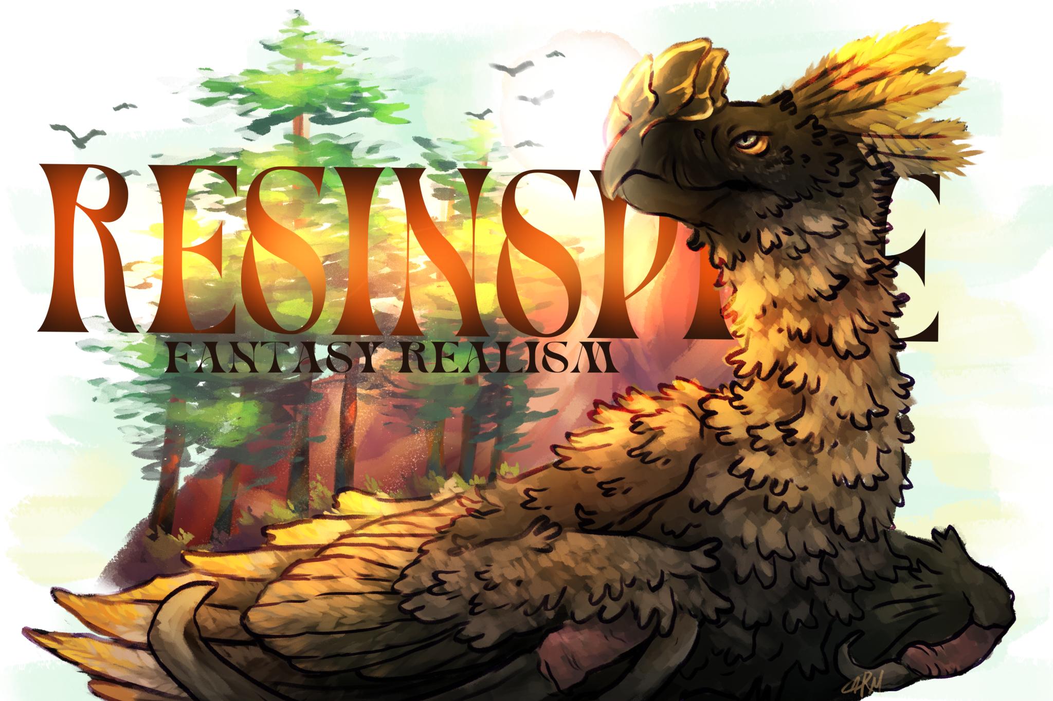 Discovery splash banner for RESINSPIRE FANTASY REALISM Discord server