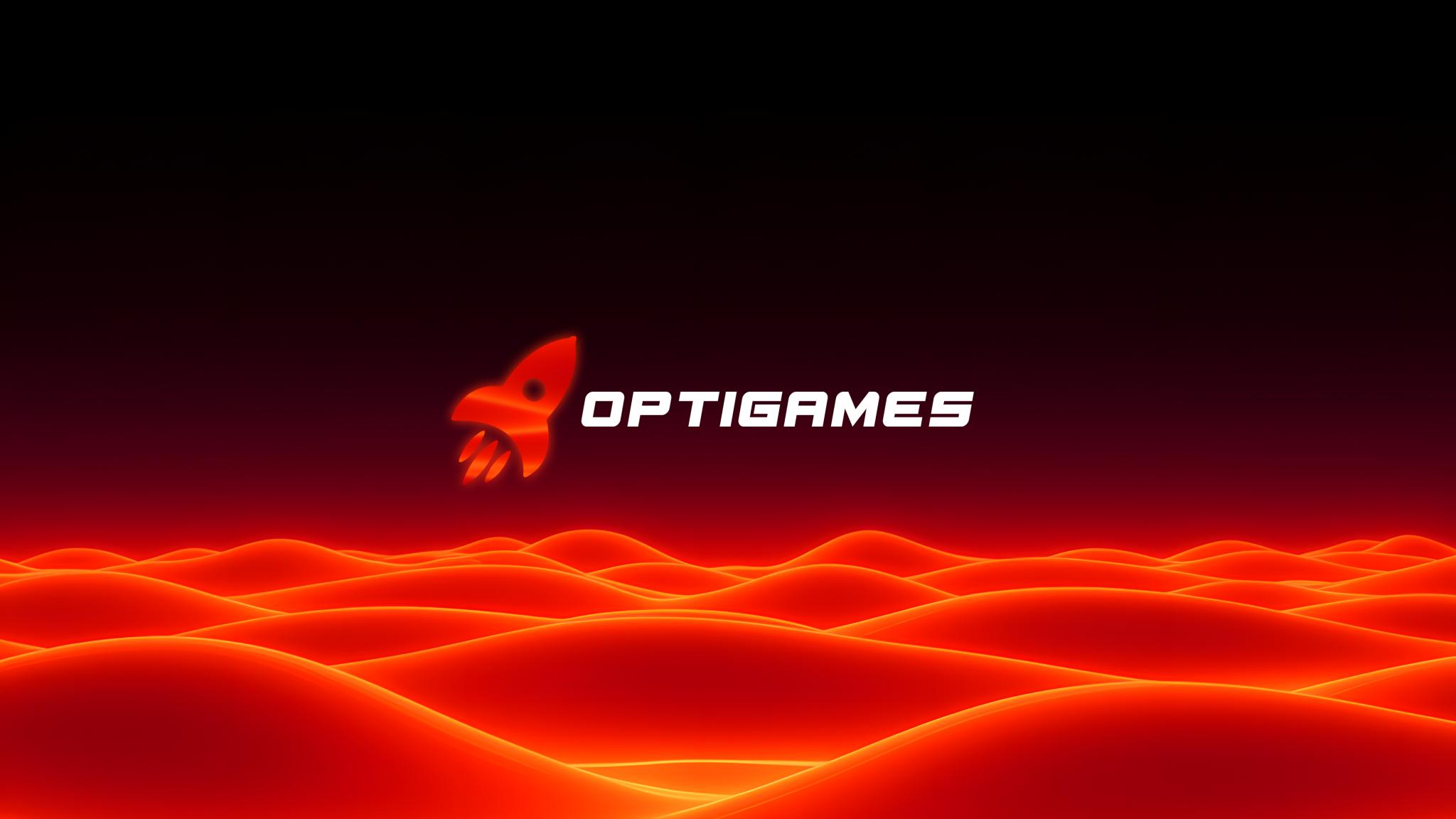Discovery splash banner for OptiGames Discord server