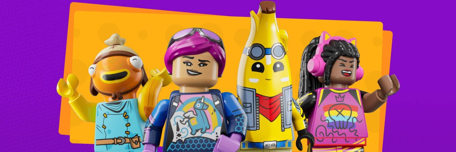 Discovery splash banner for Official LEGO Fortnite Discord server